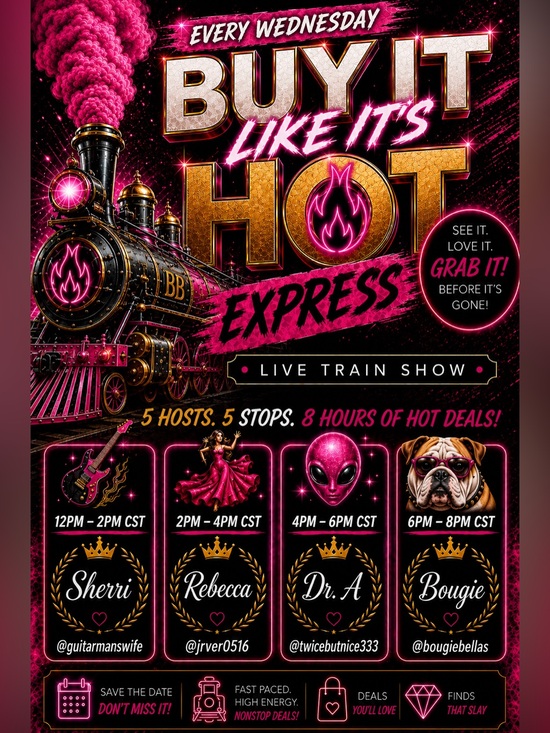 Accessories - 💖 🔥 LIVE TRAIN SHOW THIS WEDNESDAY! | BUY IT LIKE IT’S HOT EXPRESS 🚂🔥